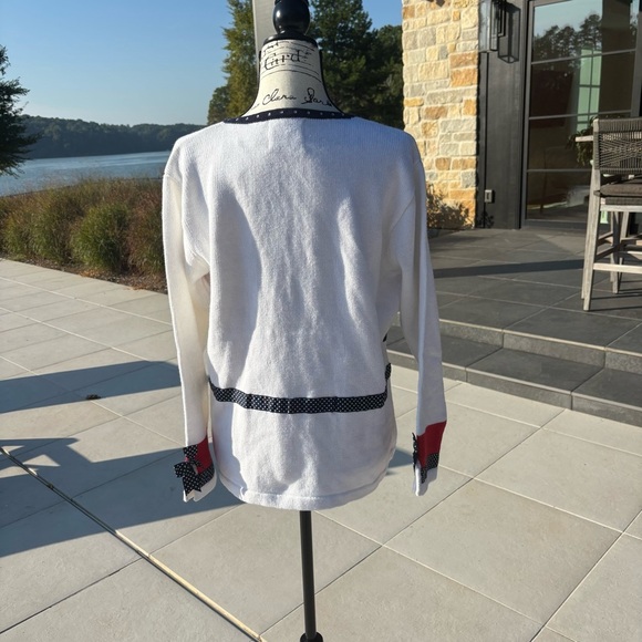 Vintage Storybook Knits American Celebration Patriotic Cardigan-Deadstock (NWT) - Picture 2 of 6